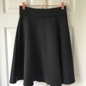 ASOS Black skater skirt